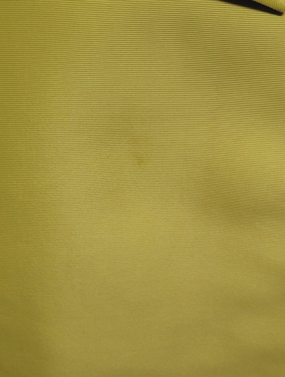 Nine West Yellow Mod Pleated Collar Three-quarter Bell Sleeve Oversized Raincoat - Picture 5 of 12